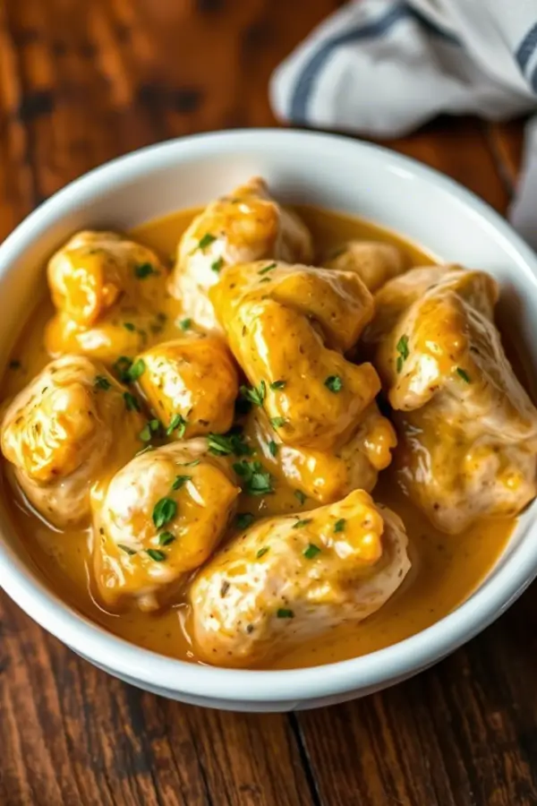 3 Ingredient Creamy Ranch Chicken Recipe