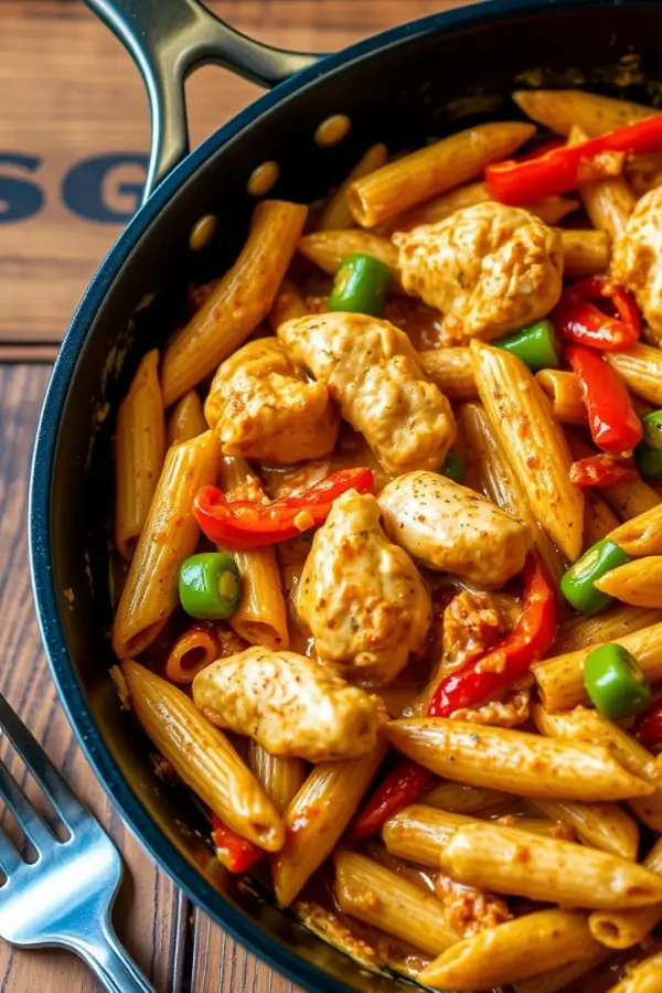 One Pot Cajun Chicken Pasta in 30 Minutes