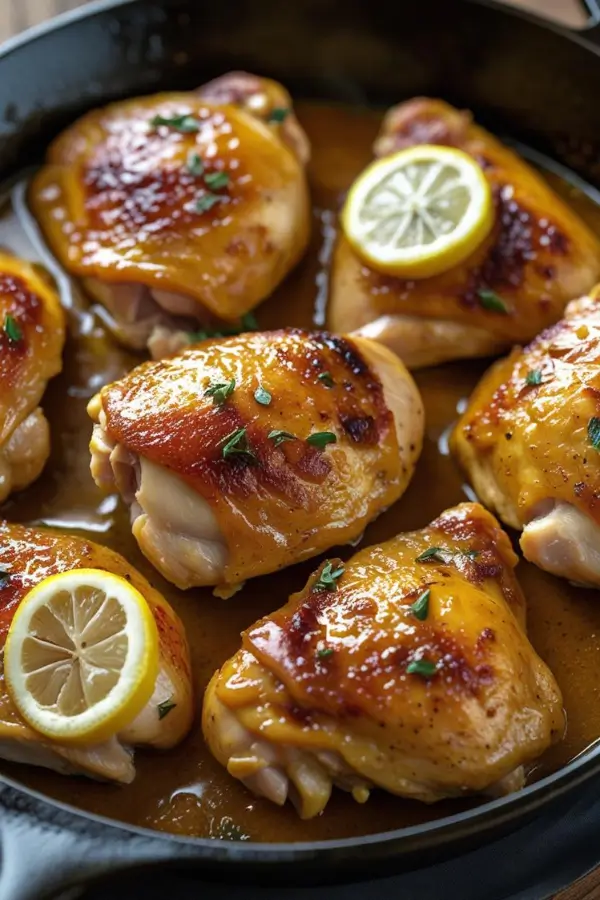 One Skillet Lemon Butter Dijon Chicken in 30 Minutes
