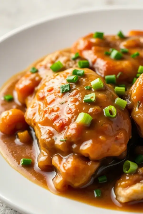 Smothered Chicken Thighs in Onion Gravy: Classic Made Simple