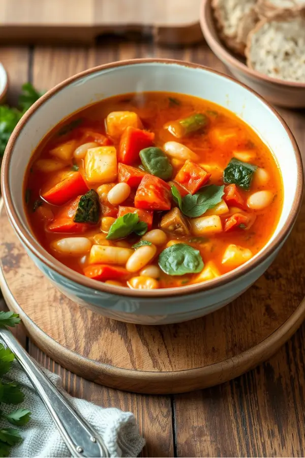 Blue Zone Minestrone Soup: Longevity Boosting Elixir