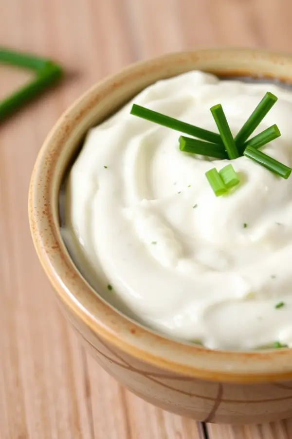 Creamy Sour Cream and Chive Dip