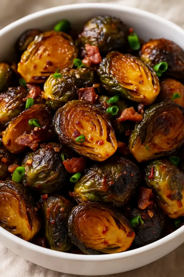 Crispy Longhorn Brussels Sprouts with Bacon