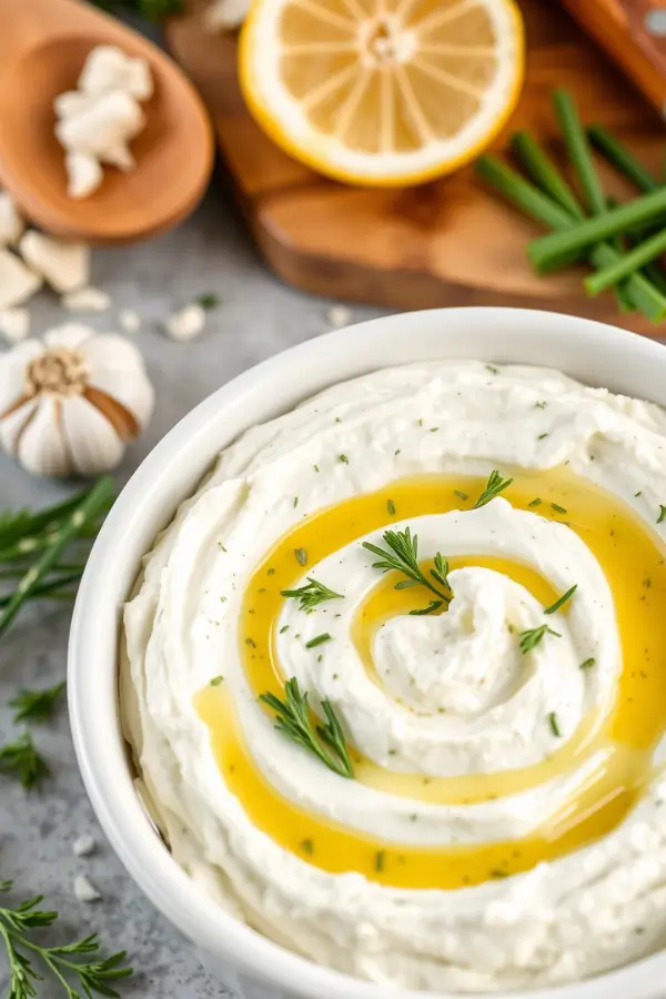 Simple Whipped Goat Cheese Dip Recipe