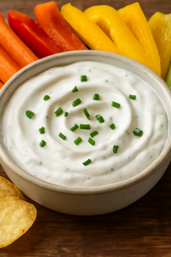 Quick, Creamy, and Crowd-Pleasing Sour Cream Dip for Chips or Veggies